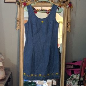 Vintage denim dress🏵️🌻
